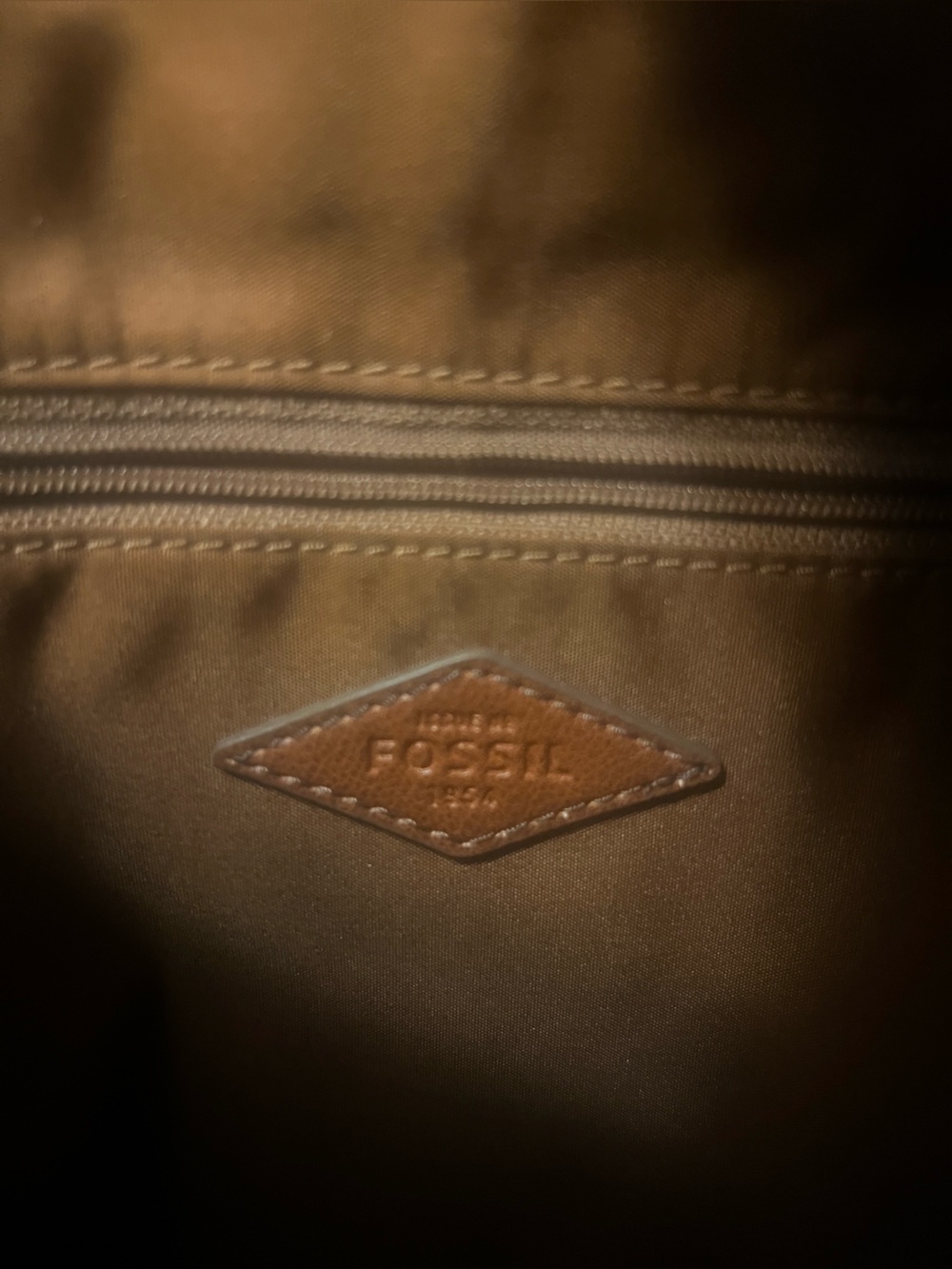 Fossil Cognac Leather Convertible Backpack - Picture 2 of 14